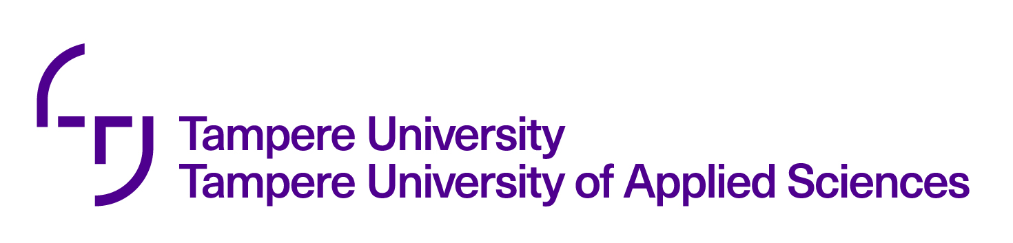 Logo of Tampere University.